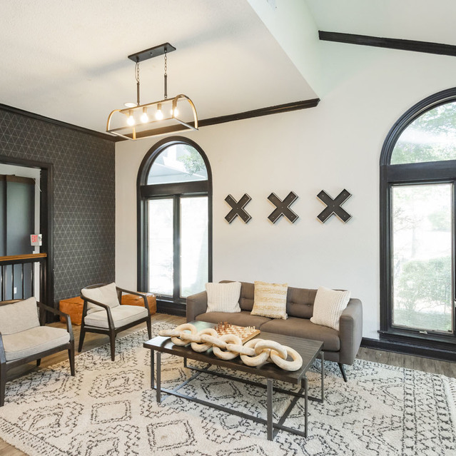 The View at Shelby Farms - Clubhouse Interior with Sofa Set